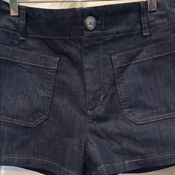 Anthropologie 31 Dark Denim Shorts - Picture 3 of 6